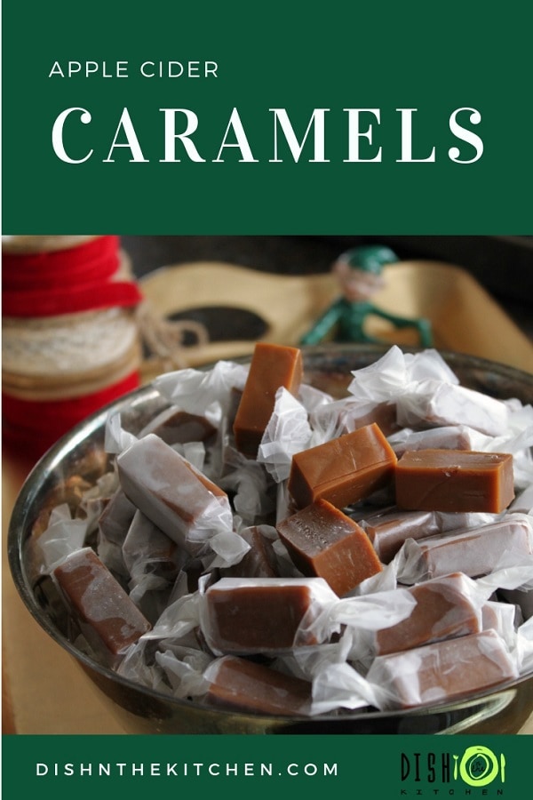 Apple Cider Caramels Dish 'n' the Kitchen