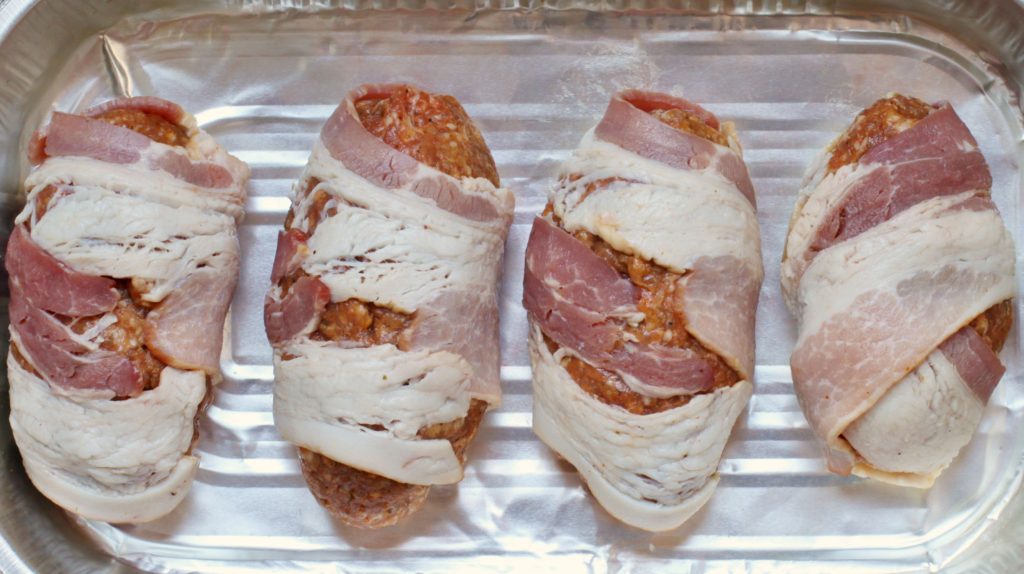 The Ultimate Summer BBQ Appy - Jalapenos stuffed with cream cheese, wrapped in spicy chorizo sausage meat and covered in bacon. #appy #appetizer #grilling #chorizo #jalapeno #bacon