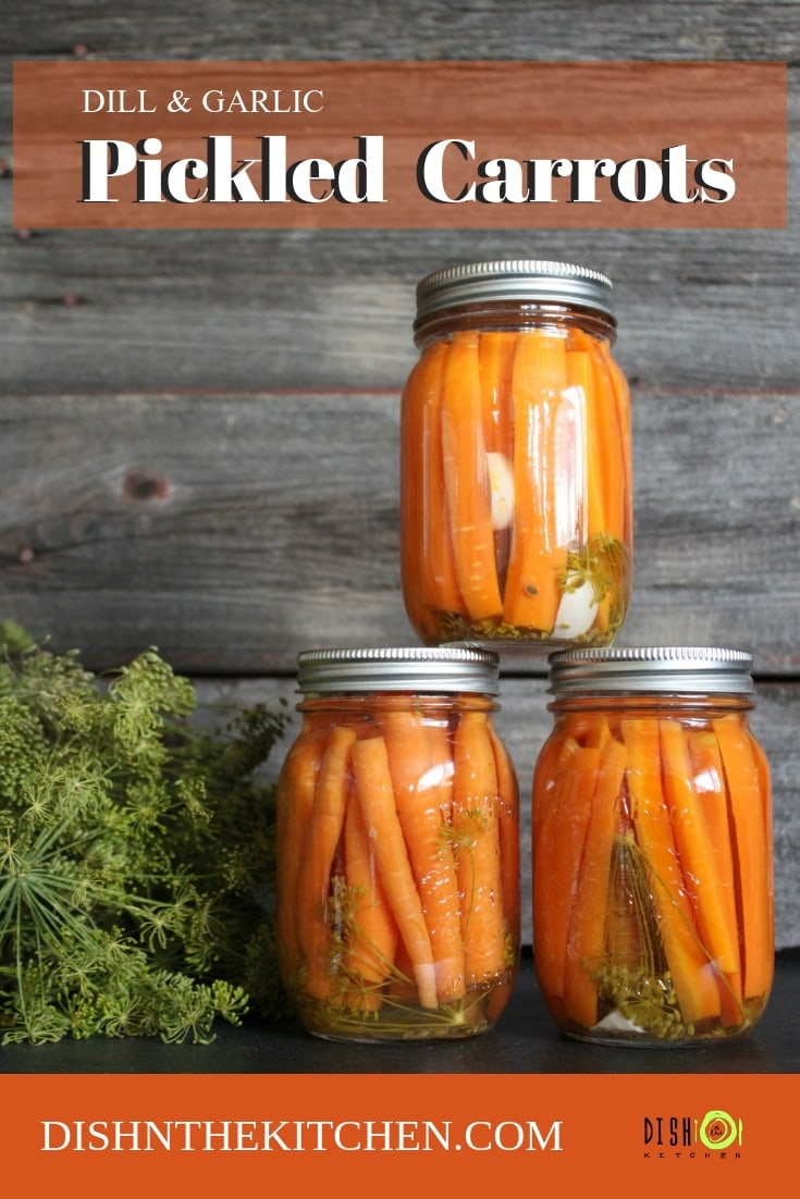 Small batch canning is easier than you think. Follow my simple steps and make your own Dill-icious Pickled Carrots with Dill and Garlic. 