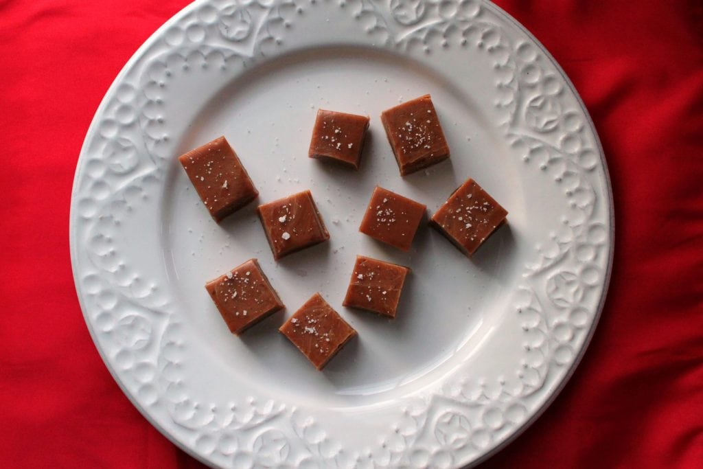 These salted caramels are soft, chewy and perfectly melt away in your mouth. The Honey Jack really gives you a nice little kick in the sweet tooth! #saltedcaramels #homemadecandy #candy