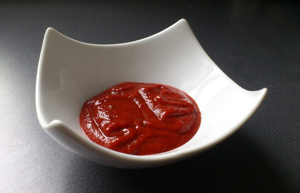 A bowl of Turkish Red Pepper Paste