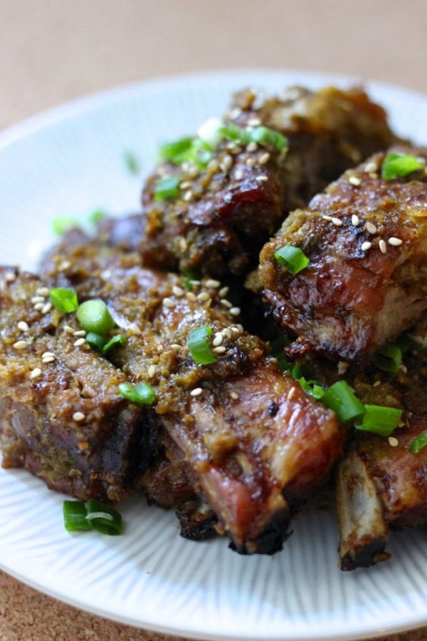 Dish 'n' the Kitchen's 33 Asian Pork Recipe Roundup for Lunar New Year contains some of the tastiest recipes using pork, the other white meat. #LunarNewYear #YearofthePig #PorkRecipes #Pork